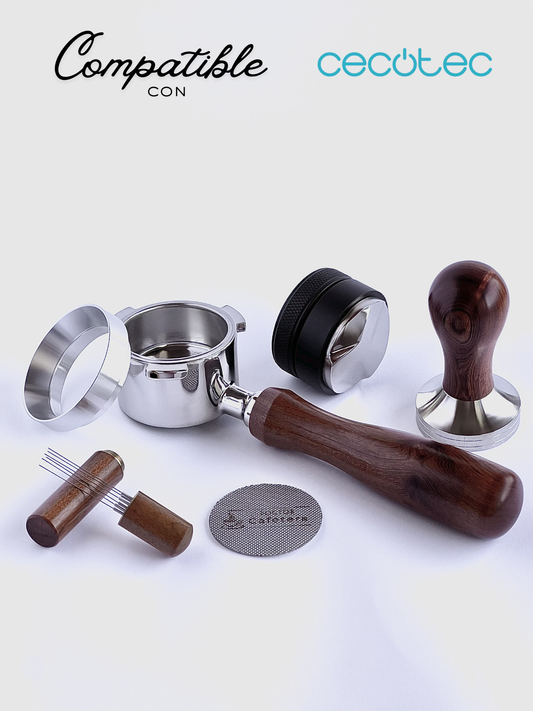 Kit de iniciación al espresso de 51mm compatible con Cecotec