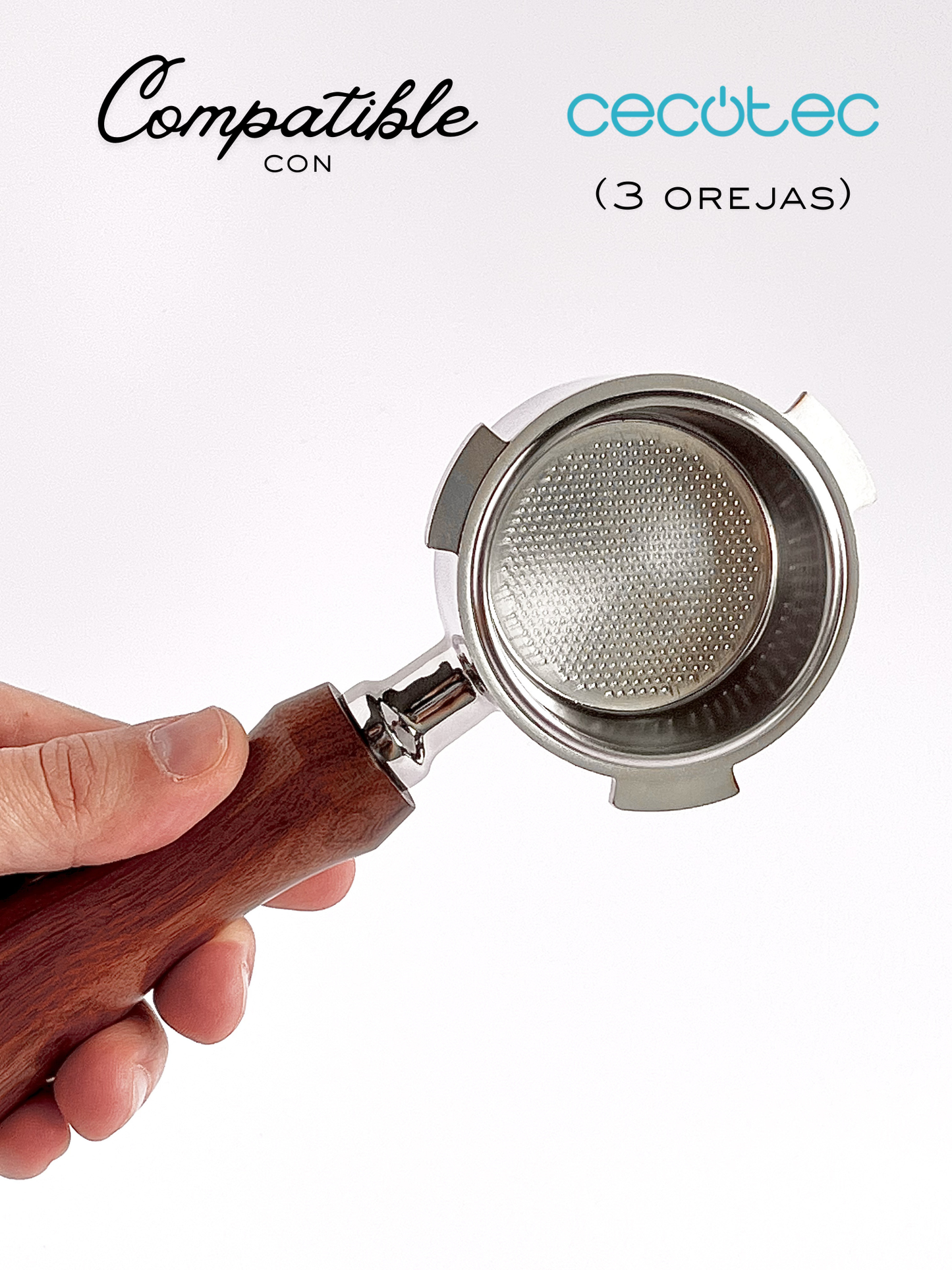 Portafiltro senza fondo da 51 mm compatibile con Cecotec