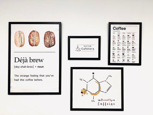 Lámina Decorativa de Café