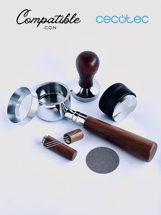 Kit de iniciación al espresso de 51mm compatible con Cecotec